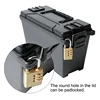 Hunting Ammo Box Multifunction Plastic Storage Bullet Box Heavy Duty Caliber Bulk Ammo Crate Lightweight Storage Case Ammo Can 6