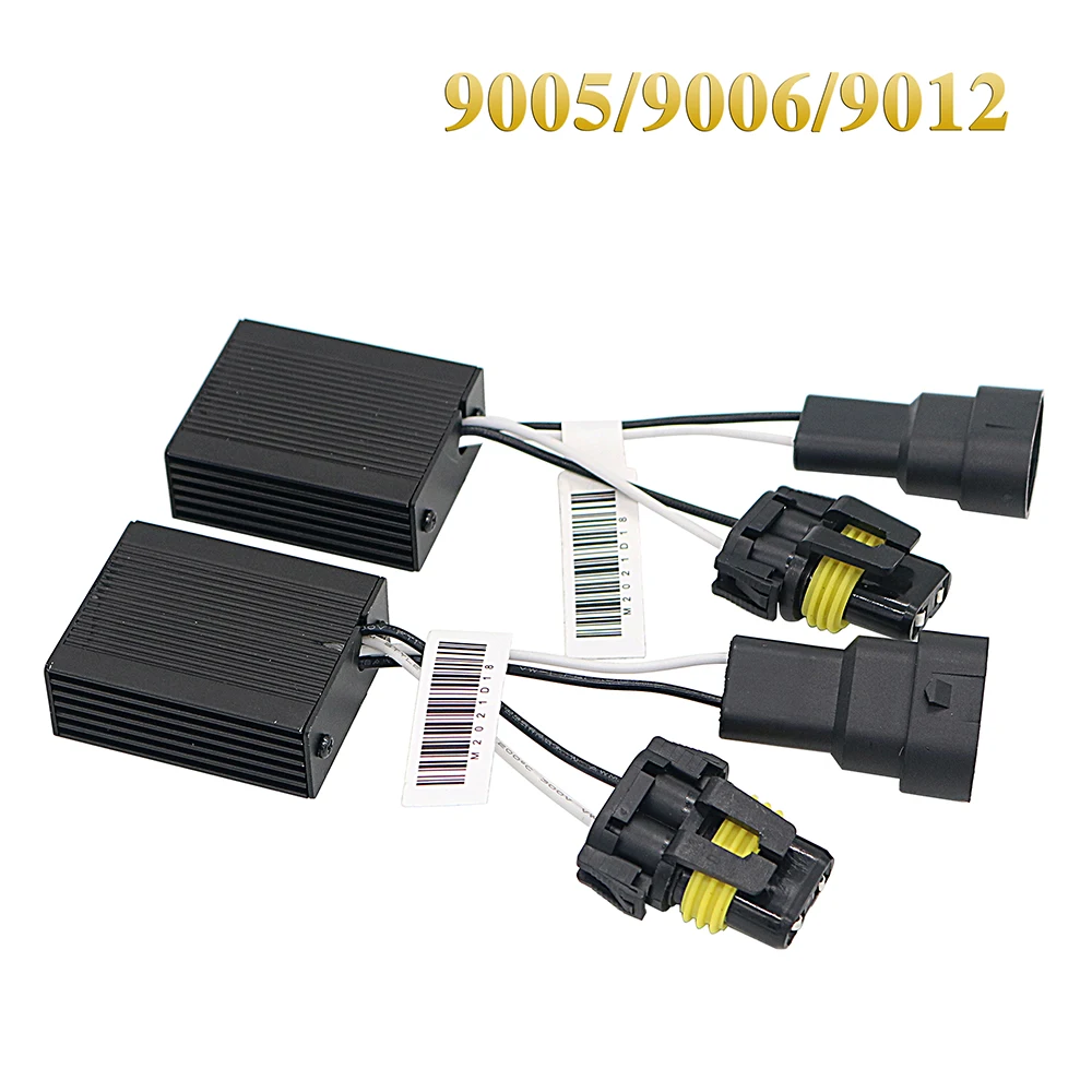 Led car lights Led bulbs Led headlights Led car headlights Car headlamps Hid headlight bulbs 2pcs H4 H7 H8 H11 9005 HB3 9006 HB4 LED Bulb Decoder Resistor 50w Canbus Error Canceller Wire Harness Adapter for Car Headlight