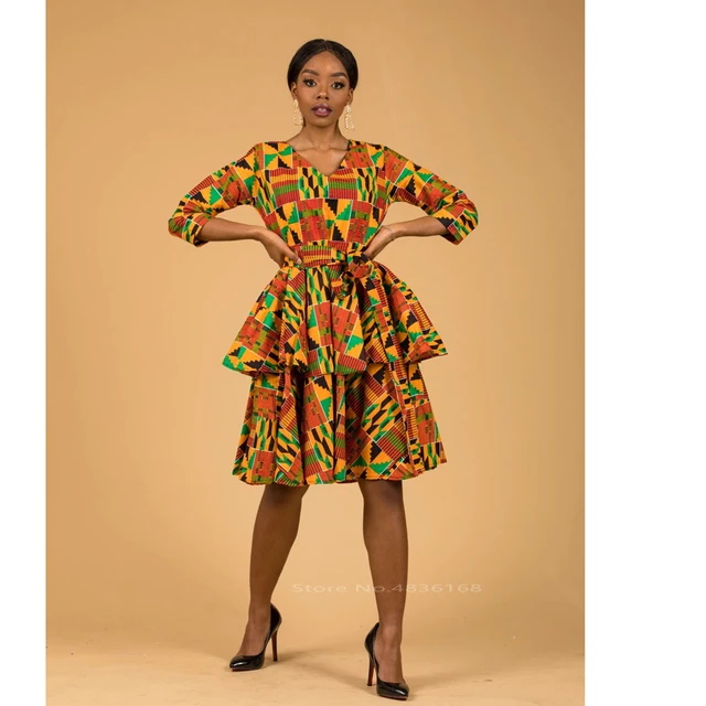 Kemi Elegant Kente Dresses - Image 5