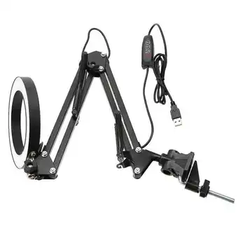 

8w Hobby Reading Light Desk Table Swing Arm Home Office Bedroom Bedside