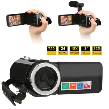 

filmadora 3 inch LCD Screen 18X Digital Zoom High Definition DV Camera Camcorder camera profissional Digital Video Camera