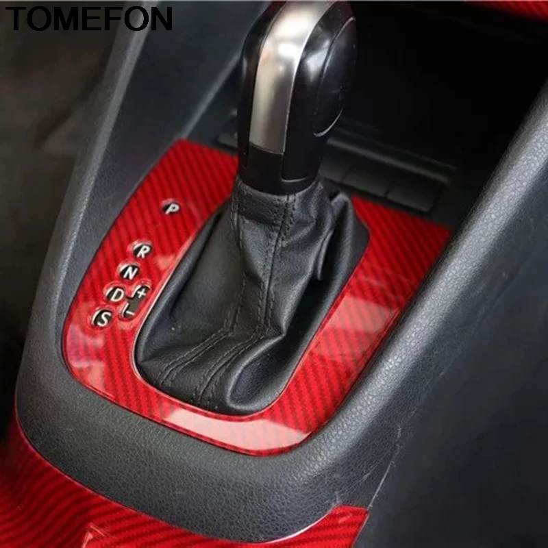 TOMEFON для Volkswagen Golf 6 MK6 2010 2011 2012 LHD коробка переключения передач Панель переднего сиденья держатель стакана воды крышка отделка Аксессуары ABS