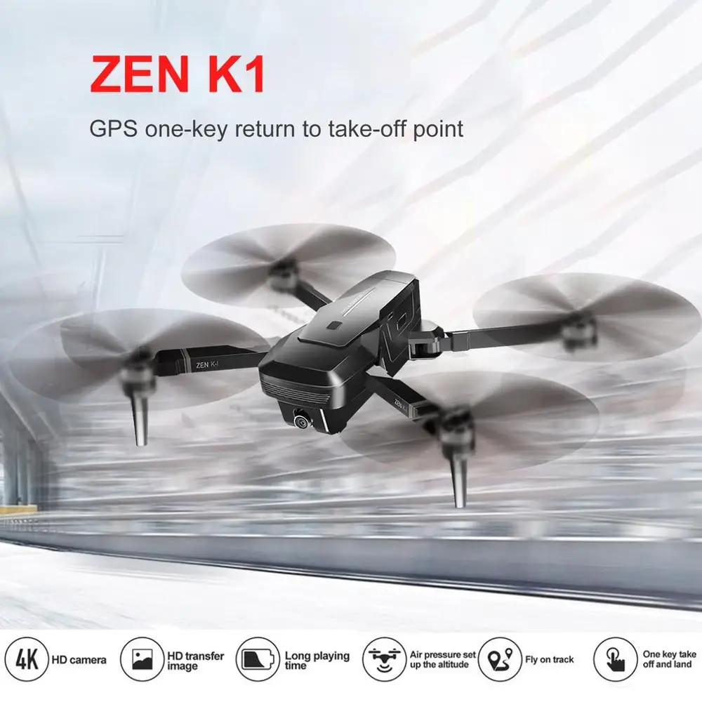 Visuo ZEN K1 gps Радиоуправляемый Дрон с 4K HD двойной камерой управление жестами 5G Wifi FPV Бесщеточный двигатель полёт 2,4G Дрон