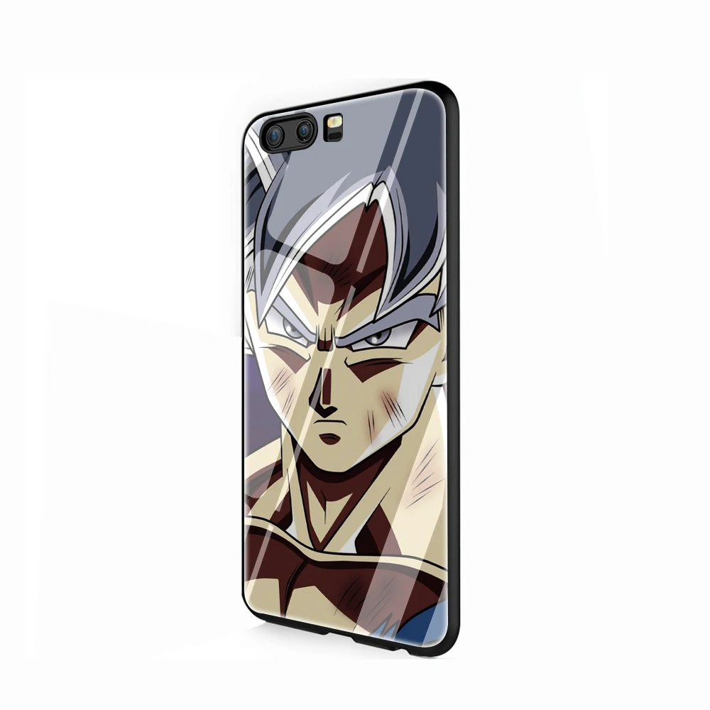 EWAU аниме Dragon Ball Супер Goku стеклянный чехол для телефона huawei P20 30 P Smart Mate20 pro Lite Honor9 10 Lite