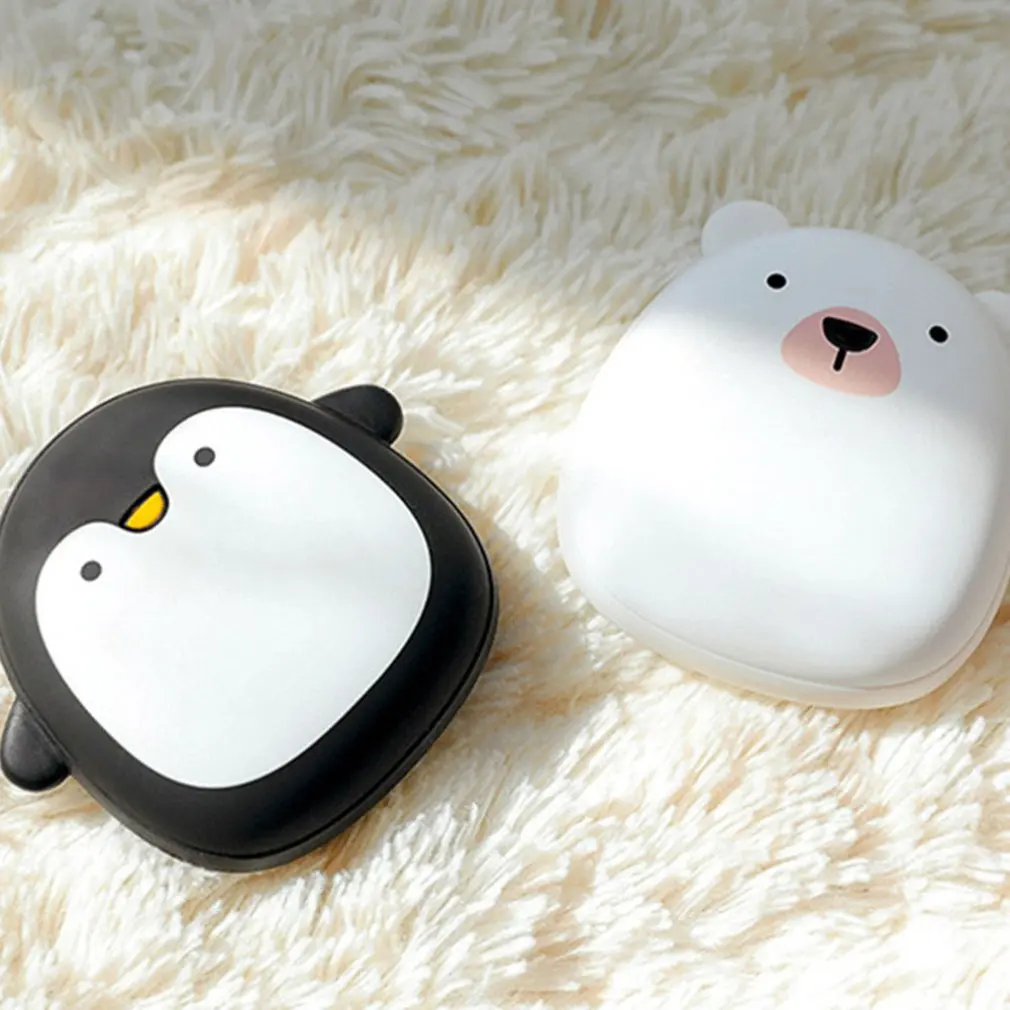 Креативная Милая грелка для рук с героями мультфильмов usb зарядка мини портативный 3600 мАч Мобильная мощность Быстрая зарядка зимние теплые