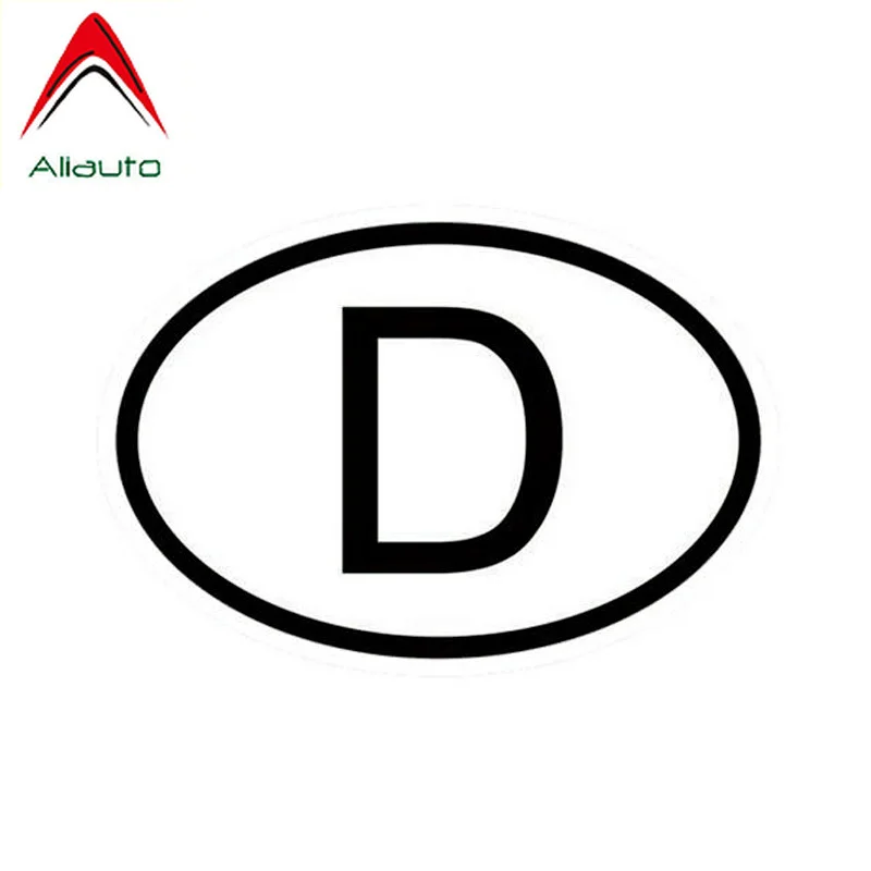 

Aliauto Personality Car Stickers D Germany Country Code Oval Anti-UV Decals Motorcycle Car Styling PVC Accessories,15cm*10cm
