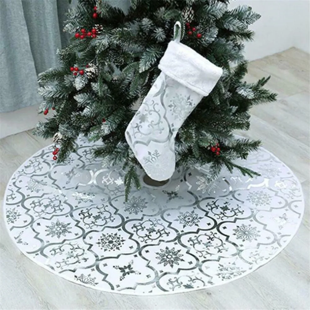 Рождественская елка, юбка 120 см, круглый ковер, рождественские украшения для дома, коврик для пола, год, Рождественская елка, юбки с чулками