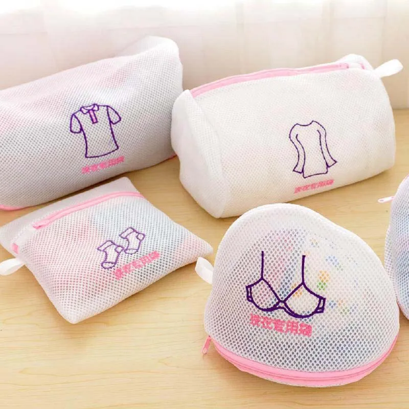 

Clothes Washing Machine Laundry Bra Aid Lingerie Mesh Socks Underwear Clothes Washing Machine Protection Net Mesh Bags