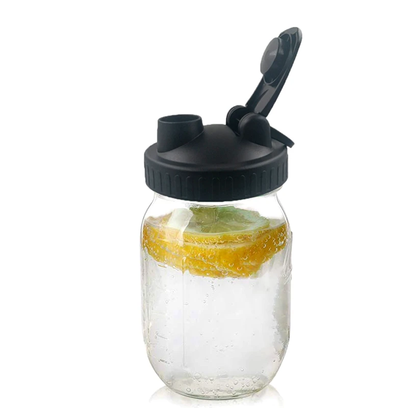 Горячая банка крышка широкий рот Бытовая баночка крышка флип Тип Jar Крышка герметичная для Lemonade кофе для кухонных аксессуаров