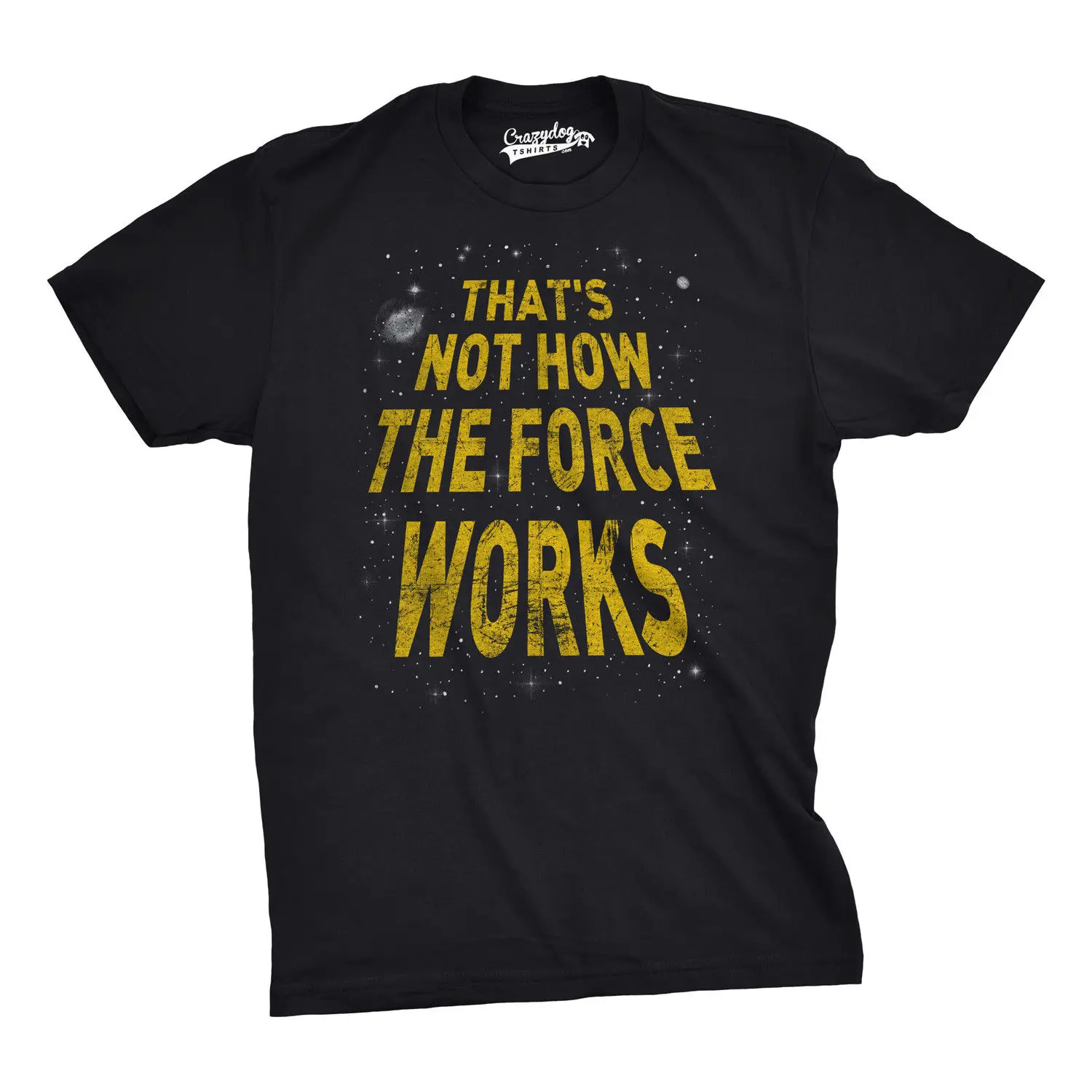 Мужская футболка в стиле хип-хоп That's Not The Force Works забавная Винтажная рок унисекс