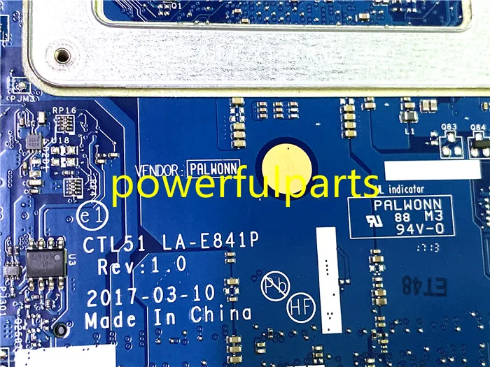 Для hp 15-BW 15Q-BY 15-BS материнская плата A9 Процессор 924724-601 924724-501 924724-001 аккумулятор большой емкости CTL51 LA-E841P работает хорошо