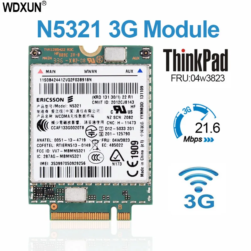 EricssonN5321N5321gwFRU04W382304W3842HSPAForThinkPadnewx1