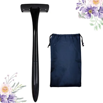 

1 Set Replaceable Razor Back Hair Remover Shaver Portable Body Removal Tool Multi-purpose Razor for Home Men Use