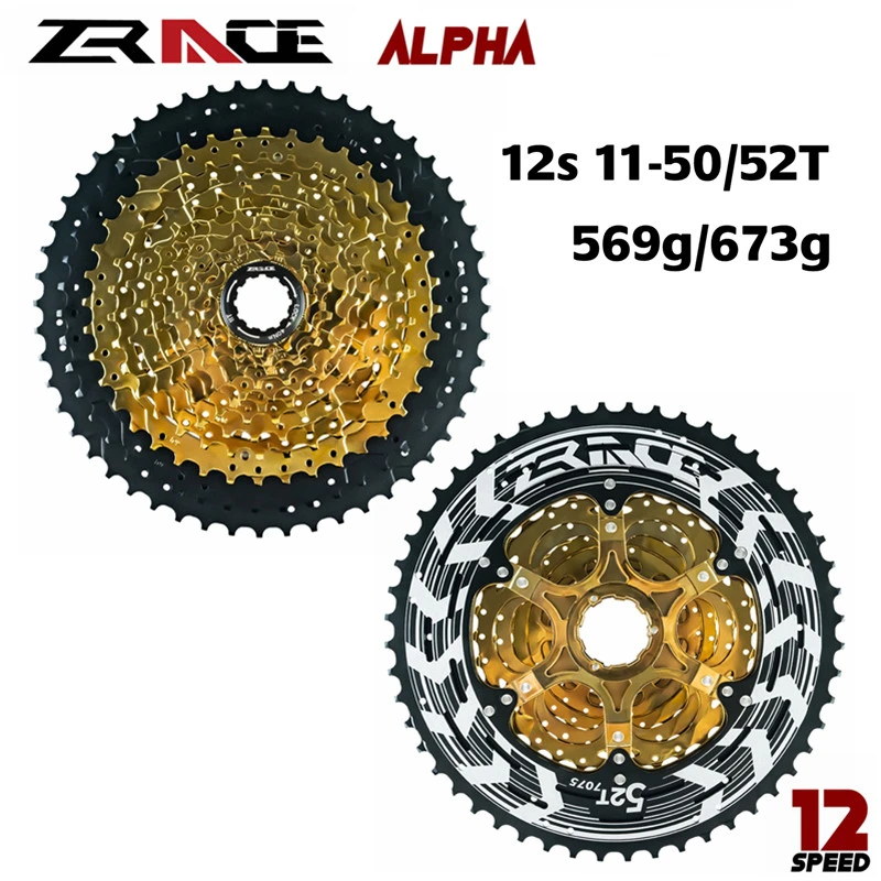 

ZRACE Alpha12 Speed Bicycle Cassette Lightweight 12s MTB Bike Freewheel 11-50T / 11-52T Compatible M9100 / XX1 X01 GX NX Eagle
