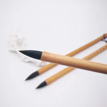 Китайская каллиграфия ручка Caligrafia высокого класса несколько волос официальный скрипт живопись ручка-кисть для письма 3 шт./компл. Tinta Китай