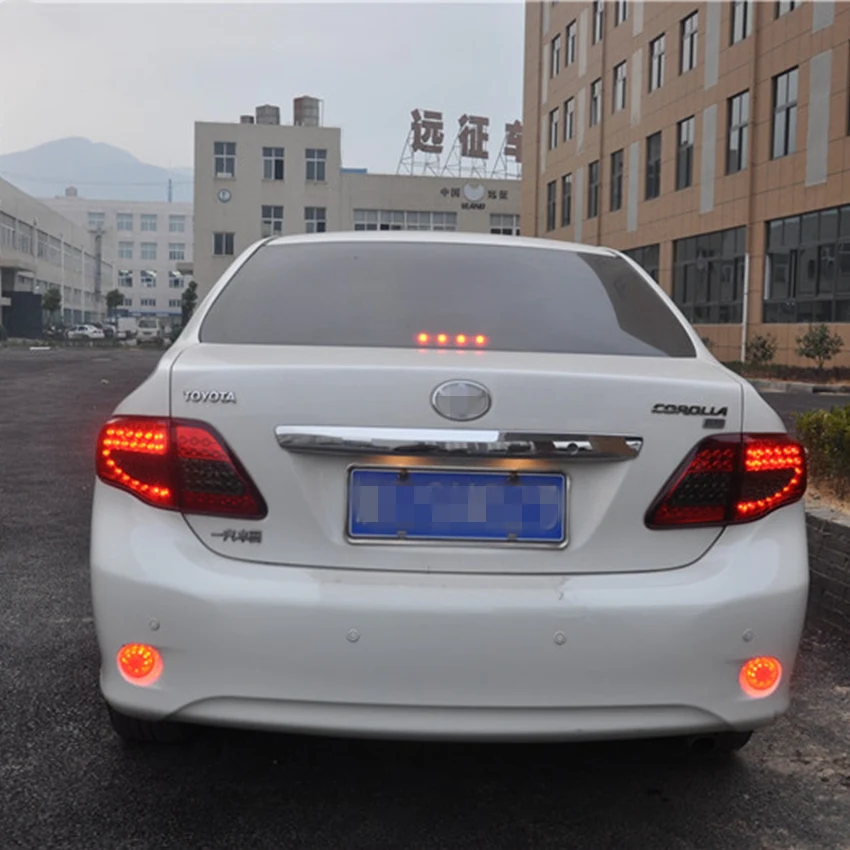 Vland завод для автомобиля задний фонарь для Corolla светодиодный задний фонарь 2008 2011 с ходовым светом+ сигнал поворота+ обратный свет+ стоп-сигнал