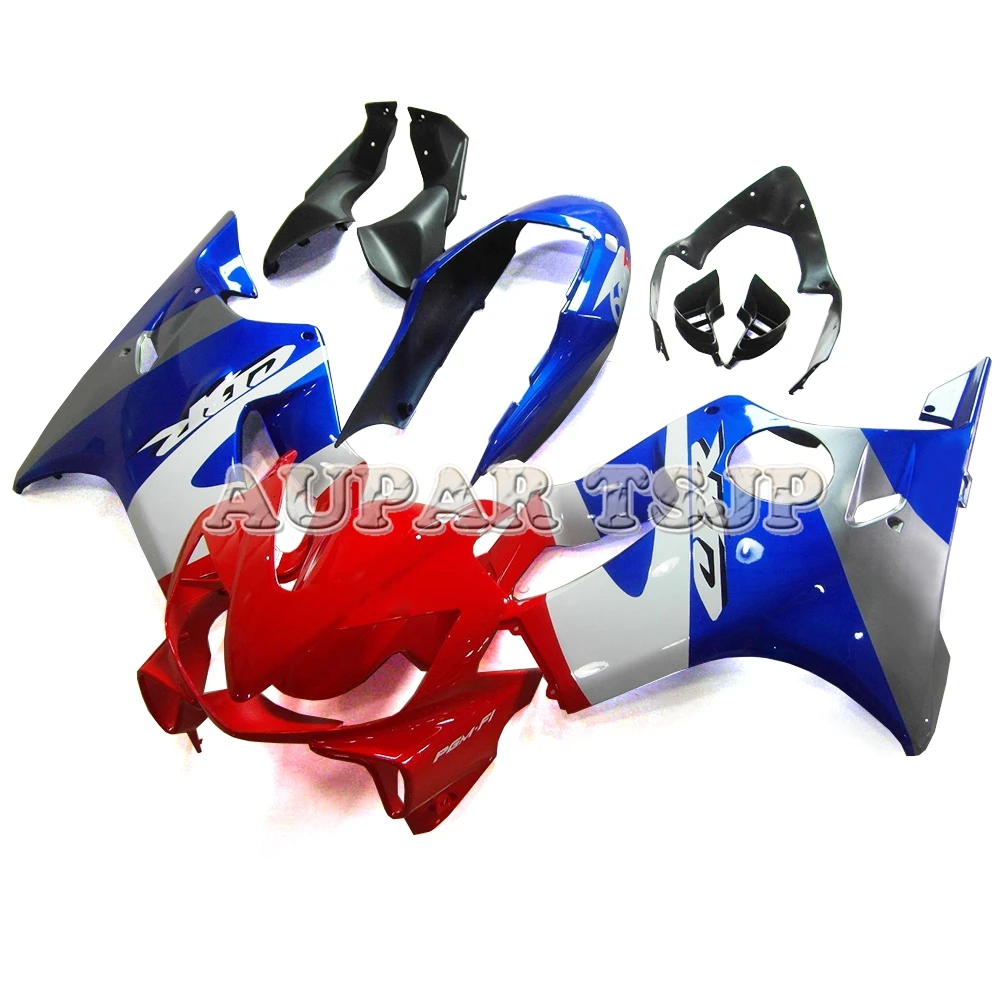 Красные, синие и серебряные Обтекатели для Honda 2004 2005 2006 2007 CBR600F4i 04 05 06 07 ABS инжектор формирующая мотоцикл рамы кузова