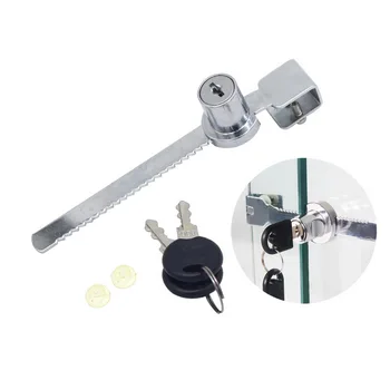 

Practical Cabinet Sliding Glass Door Lock and Keys For Reptile Vivarium Showcase Display Case Home Cabinet Sliding Lock