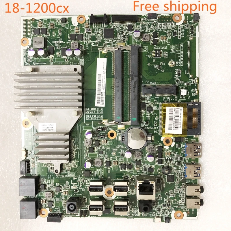 698416-001 для HP 18-1200cx материнская плата AIO 703642-001 100% протестирована полностью |