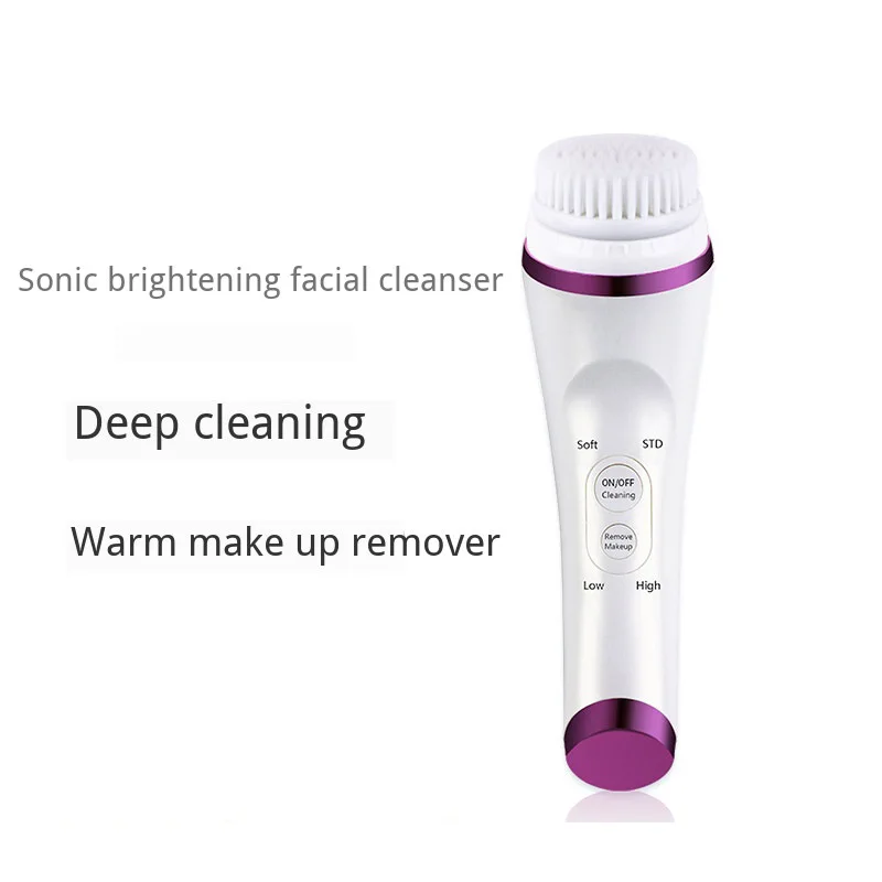 Electric Ultrasonic Washing Brush Whitening Deep Pore Cleaner Skin Cleansing Skin Care Tools Vibration Soft Massage 1 Electric Ultrasonic Washing Brush Whitening Deep Pore Cleaner Skin Cleansing Skin Care Tools Vibration Soft Massage 3