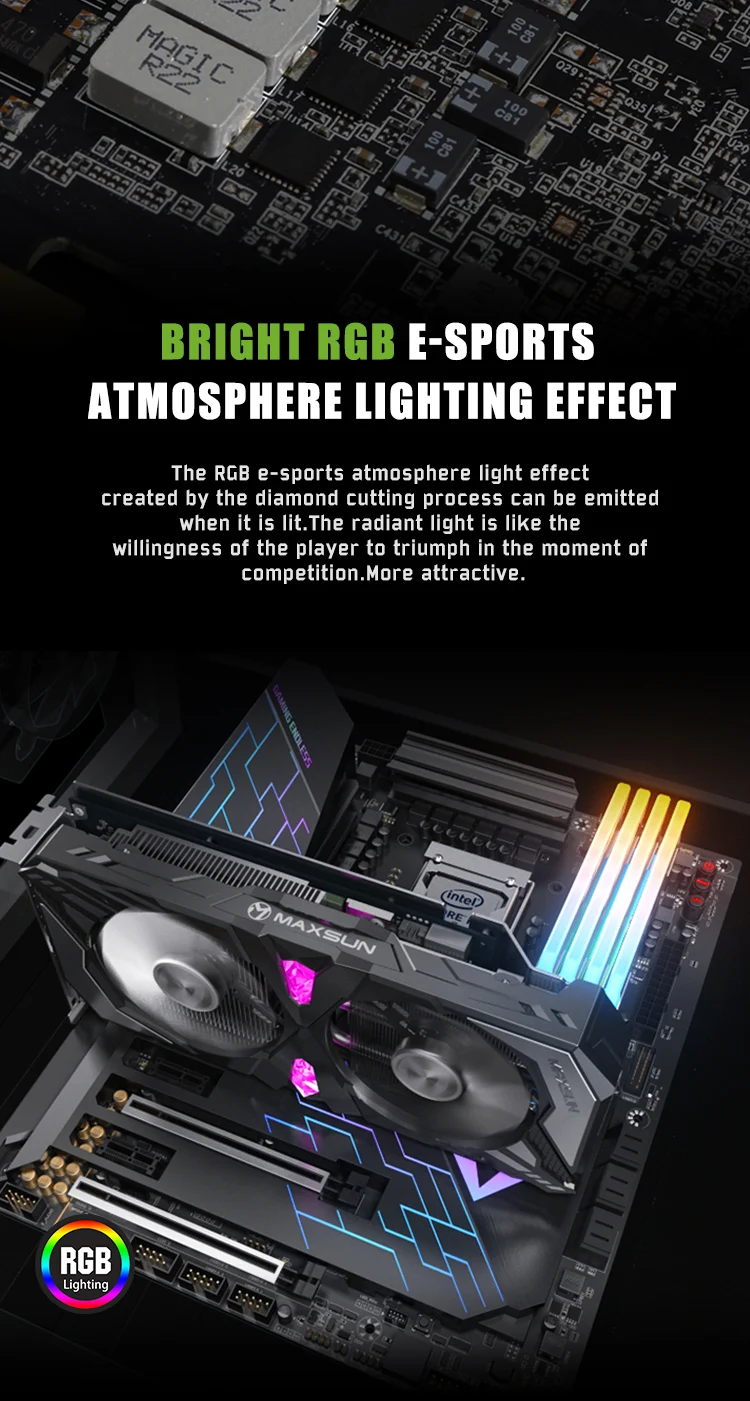 MAXSUN графическая карта rtx 2060 Super Terminator 8G pc видеокарта NVIDIA GDDR6 1470MHz 256bit 14000MHz 12nm HDMI+ 3DP+ DVI gtx 960