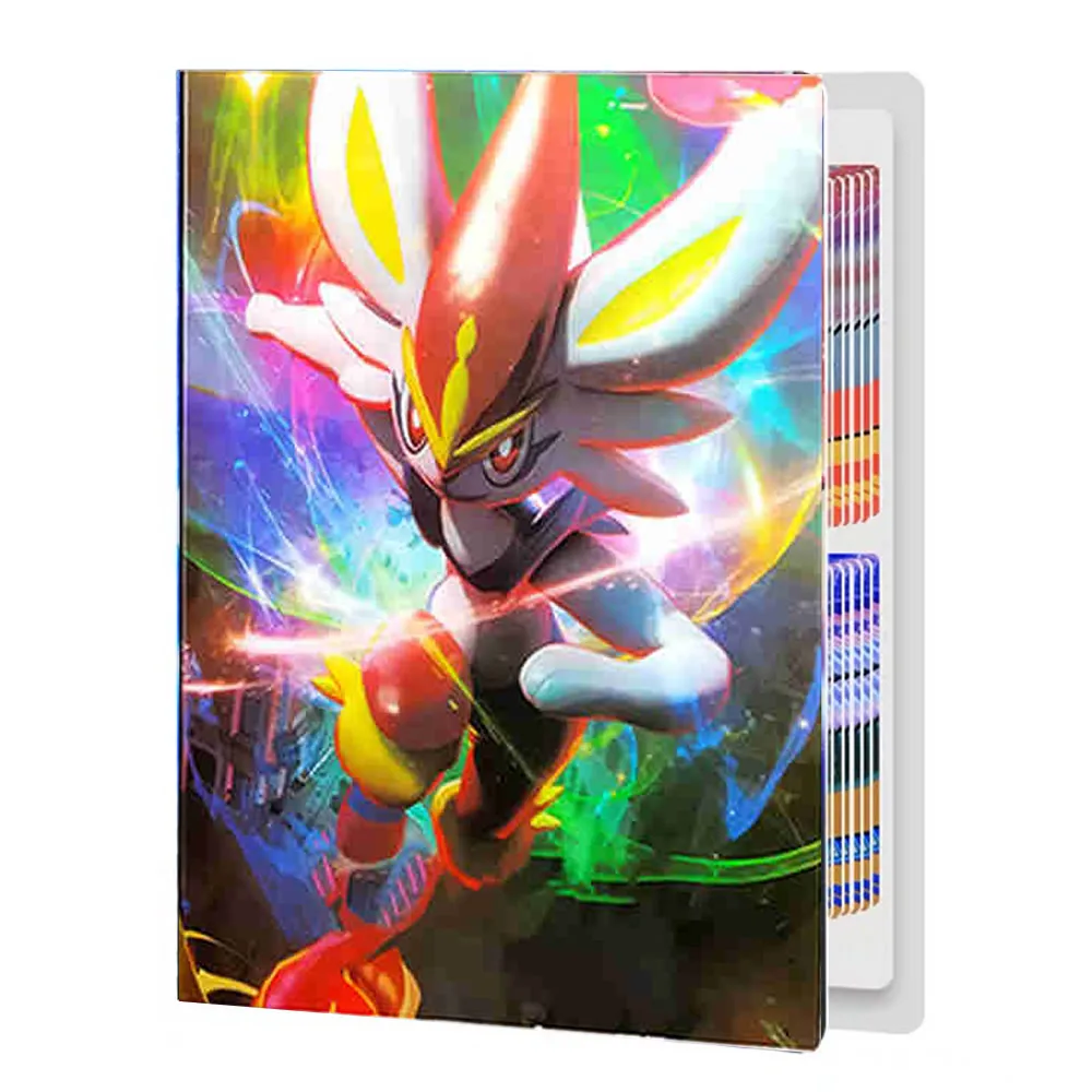 Gran oferta 240 Uds Pokemon Tarjeta de álbum libro TAKARA TOMY jugando estuche de tarjetas de juego GX Vmax de carpeta cargada lista de los niños de Juguetes dmx5M9Op9dr