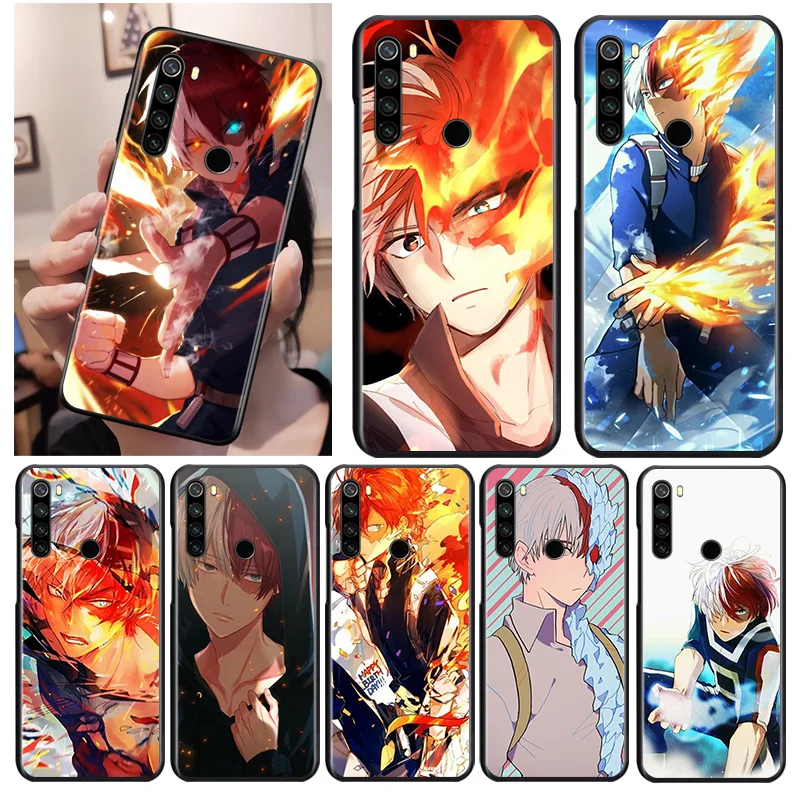 

Denki Kaminari My Hero Academia Black Cover For Xiaomi Redmi Note 9 9S 8T 8 7 6 5A 5 4X 4 Pro Max Soft Phone Case