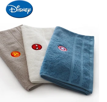 

Disney Marvel Kids Bath Towel 100% Cotton Soft Wash Towel Water Absorbent Materials Breathable Large Face Towel 34x75cm