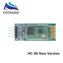 Nova versão hc-06 hc 06 rf sem fio bluetooth transceptor módulo escravo rs232/ttl para uart conversor e adaptador hc-05 hc 05