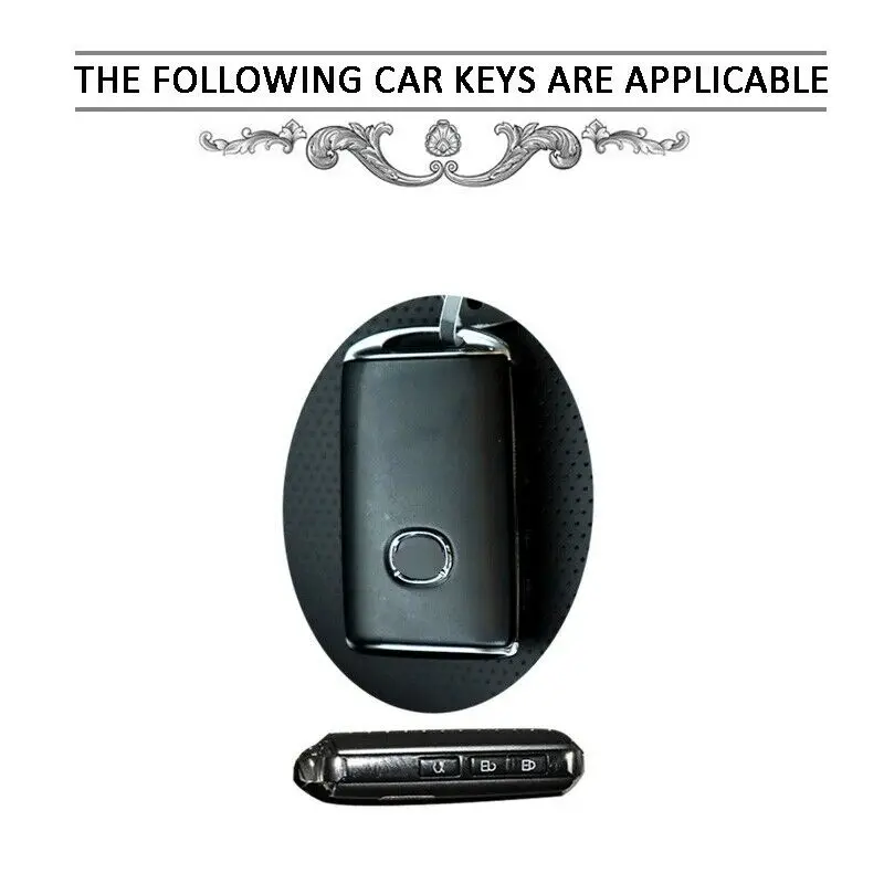 Smart Key чехол для автомобиля, защитный чехол, черный сплав цинка для Mazda 3, хэтчбек 19-20