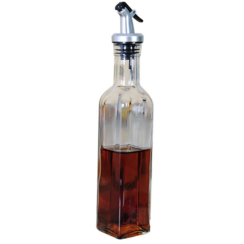 300ml Дозатор для бутылок для приготовления приправ, бутылка для соуса, стеклянная бутылка для хранения масла и уксуса, Креативные кухонные инструменты, аксессуары - Цвет: 300ml