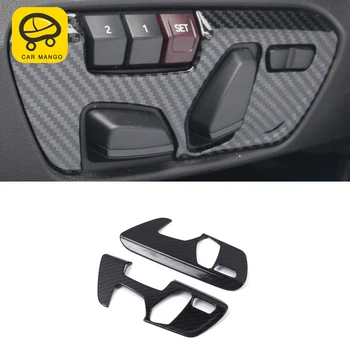 

CARMANGO for BMW 1 Series F20 F21 2012-2019 Car Seat Adjust Memory Button Panel Frame Trim Cover Sticker Interior Accessories