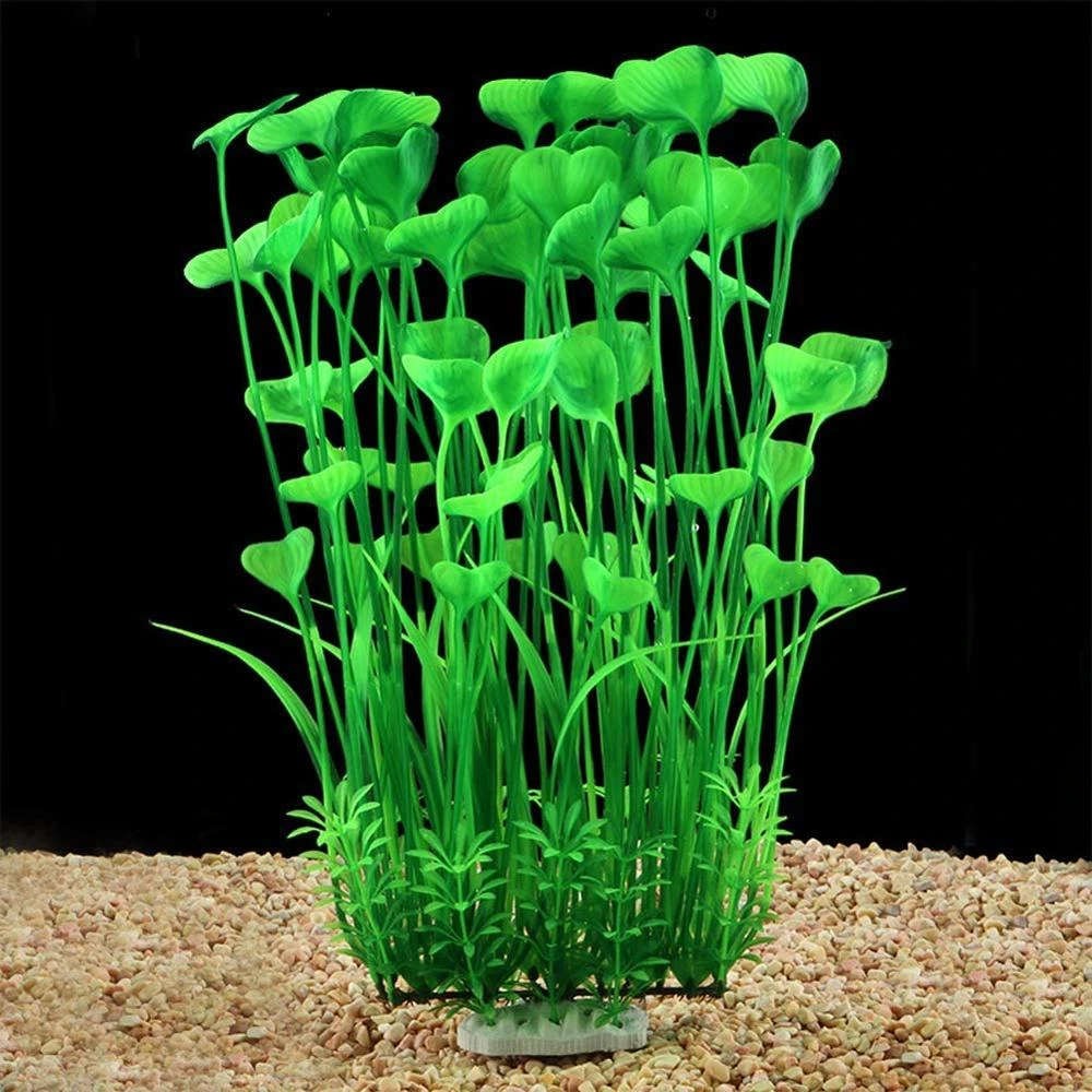 40*18CM Grote 3 kleur Aquarium Planten Kunstmatige Plastic Aquarium Planten Decoratie Ornament Veilig voor Alle Vis|Decoraties| AliExpress