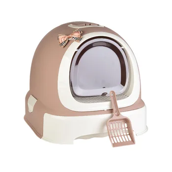 

Cats Toilet Tray Large Cat Litter Box Sand Shovel Scoop Crystals Mascotas Gatos Bag Pee Gato House Plastic Pet Supplies AA60CL