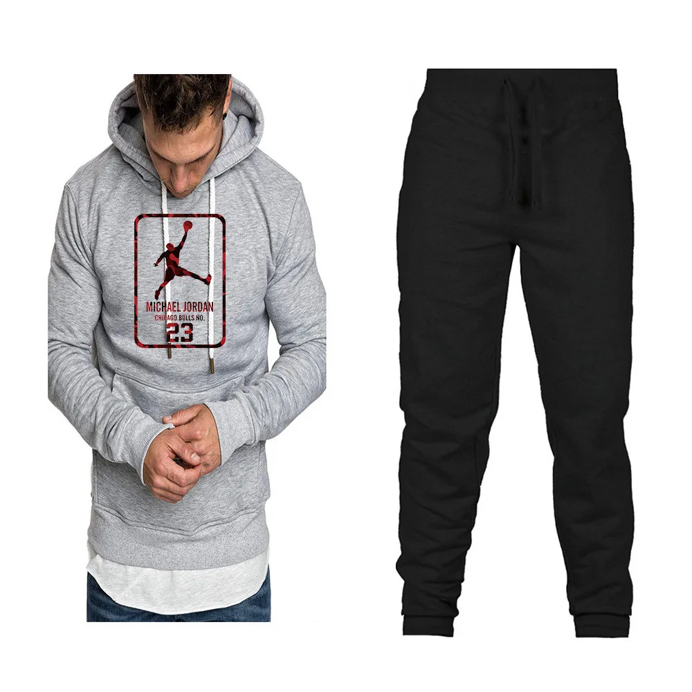 

Fashion Brand Men And Women Mixed Colors Hoodie Hoodie Spring And Autumn Set plus Velvet Printed Coat Hoodie Sports Set