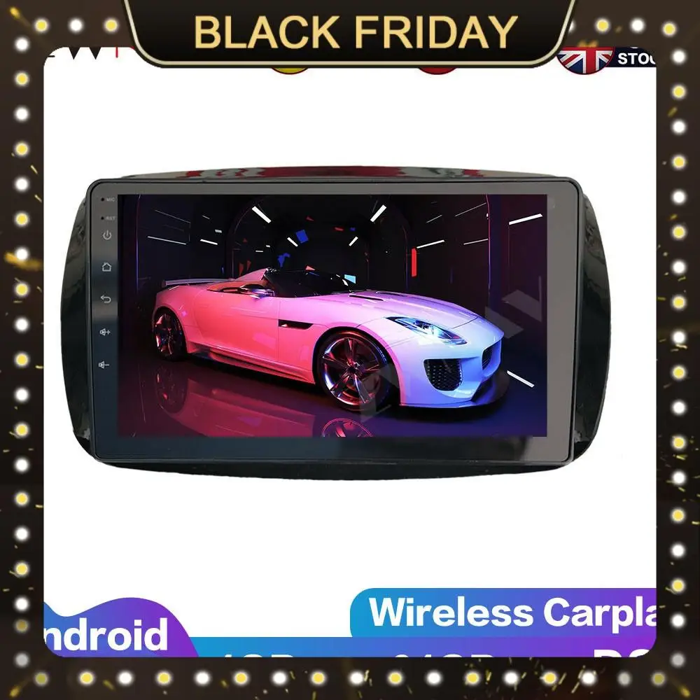 

Carplay Android 10.0 Screen Car Multimedia DVD Player for BENZ SMART 2016 GPS Navigation Auto Radio Audio Music Stereo Head Unit