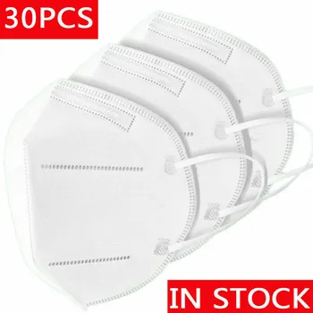 

Anti-Pollution Face Mask 30pcs Disposable Mask Anti Dust Fog Face Protection Masks Respirator LOT In stock Dropshipping ##3