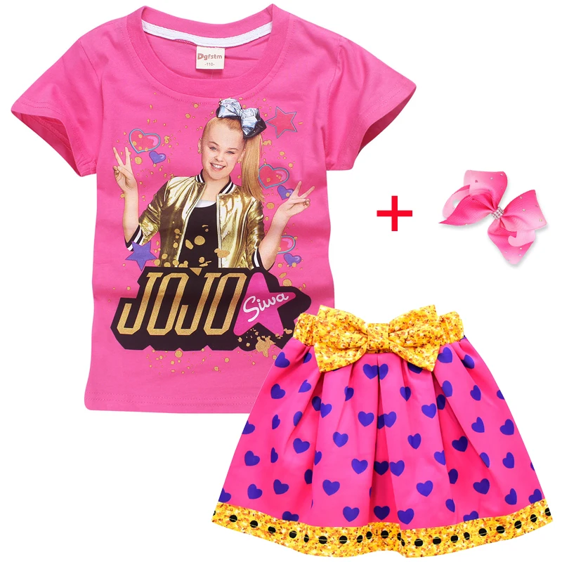 Новый рождественский костюм для маленьких девочек комплект одежды jojo siwa
