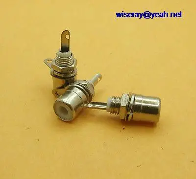  DHL/EMS 1500PCS 6 color Audio Video RCA Socket jack Panel Soldering for CCTV Video camera-A8 - 4.00019E+12