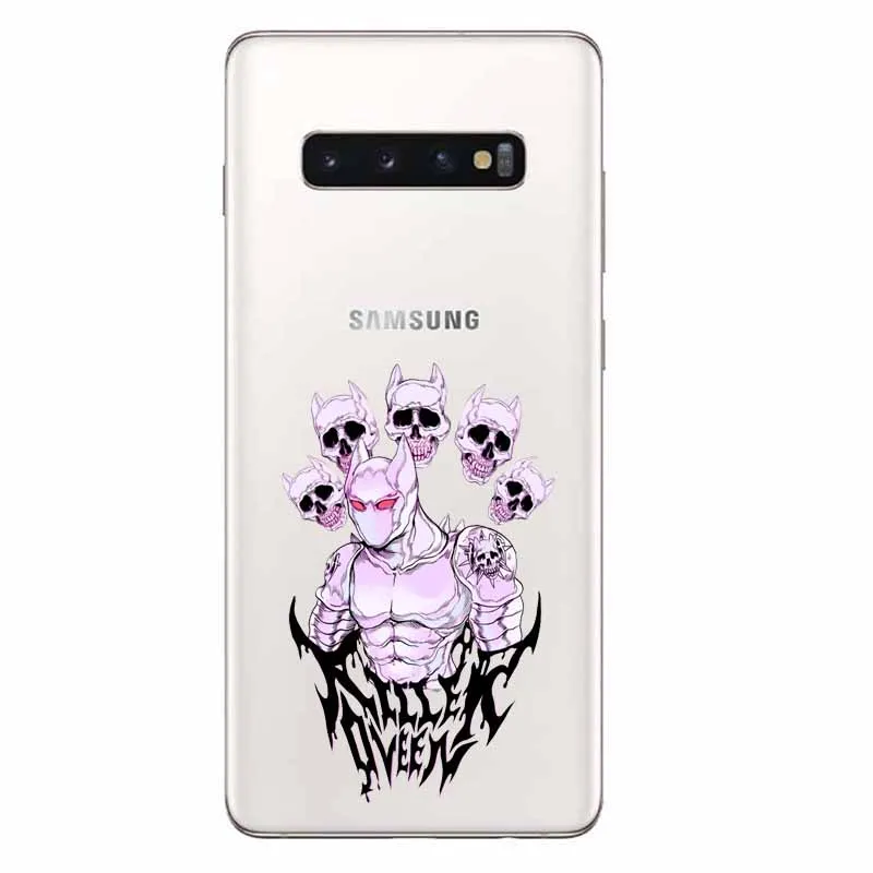 TPU JOJO'S необычное путешествие над небом JoJo аниме ТПУ чехол для телефона для samsung Glaxy S 6 7 8 9 10 Plus Note 8 9 10 - Цвет: TPU
