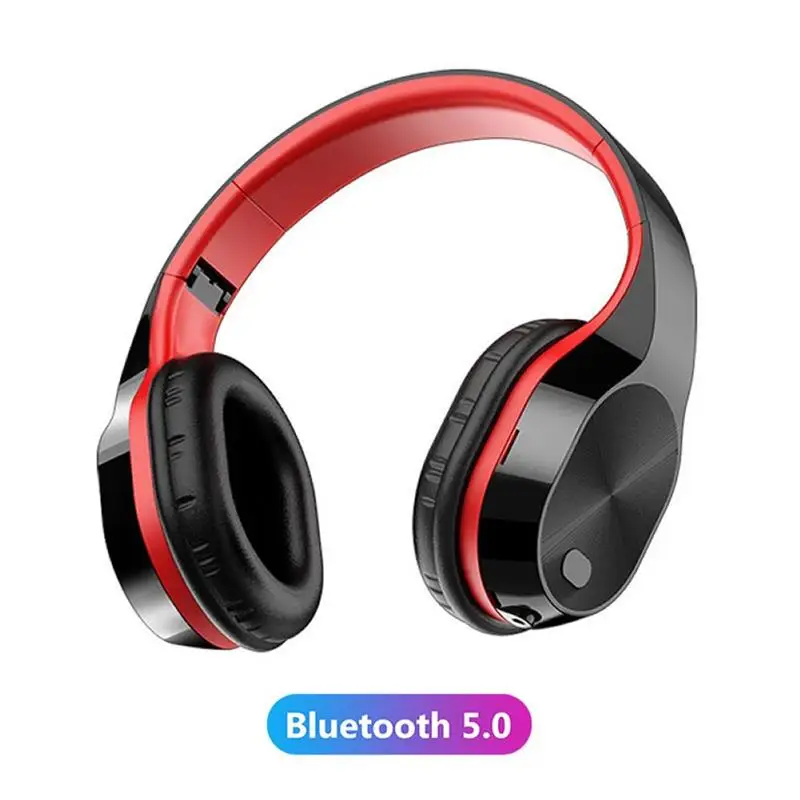 Folding Gaming Headset Stereo Wireless Bluetooth 5 0 Surround Sound Headphones with Noise Cancelling For Laptop Mobile Phone