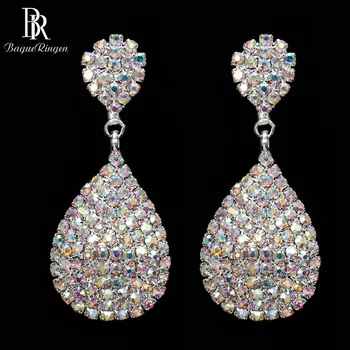 

Bague Ringen Korean Individual Character Silver 925 Jewelry Luxury Water Drop Shaped Earrings for Women Temperament Ear drops