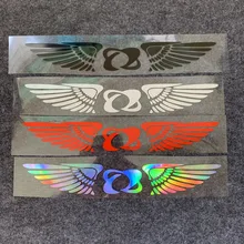 Motorcycle Refit Personalized Wing Sticker Motorcycle MBK Logo Decorative Colorful Laser Reflective Waterproof Decals for MBK
