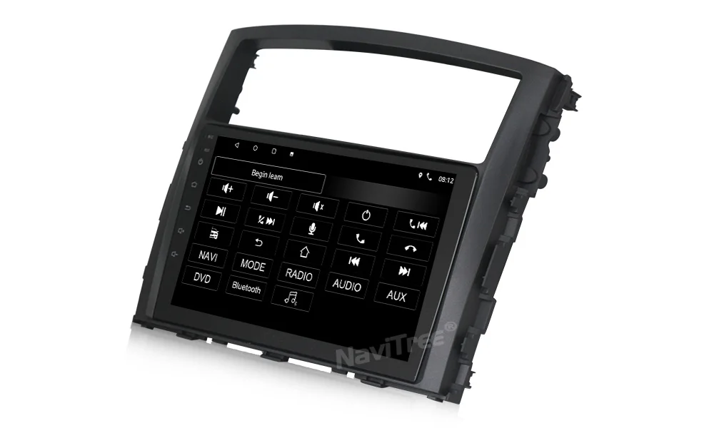 NaviTree 9 дюймов ips 2.5D T3 Android 9,0 автомобильный Радио мультимедиа для Mitsubishi PAJERO V97/V93 2013- SWC wifi USB bluetooth FM
