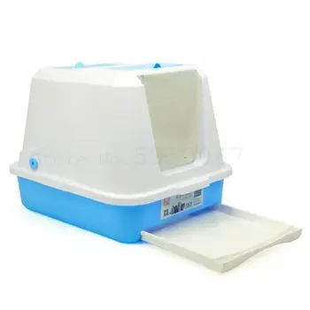 

Cat Sand Basin Fully Enclosed Large Cat Toilet Pine Double Cat Litter Box Lavatory Cat Products
