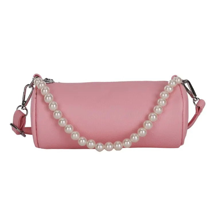 Female 2021 pearl bag messenger little fairy bag shoulder sleeve messenger shoulder bag female wild pencil case small coin purse