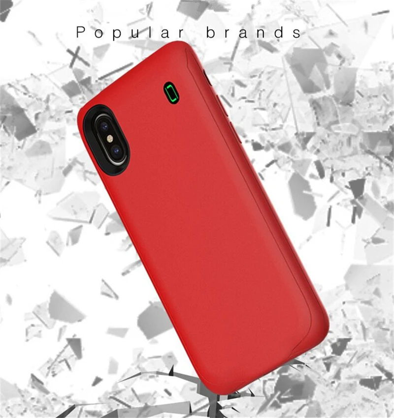Чехол с аккумулятором для iPhone X, чехол с зарядным устройством, 4000 мА/ч, внешний аккумулятор, чехол с магнитным звуком
