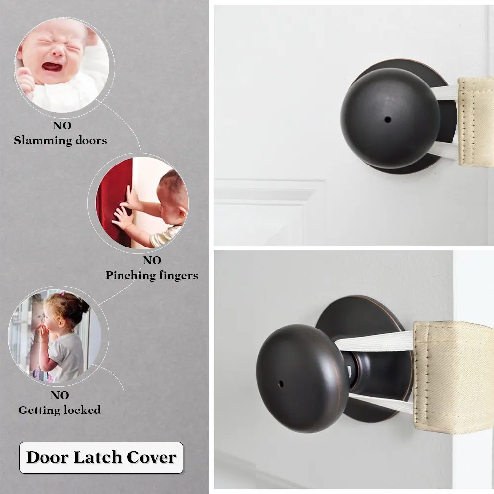 3 шт. наклейки на дверную защелку с эластичным ремешком|door latch|door sounddoor latch cover |