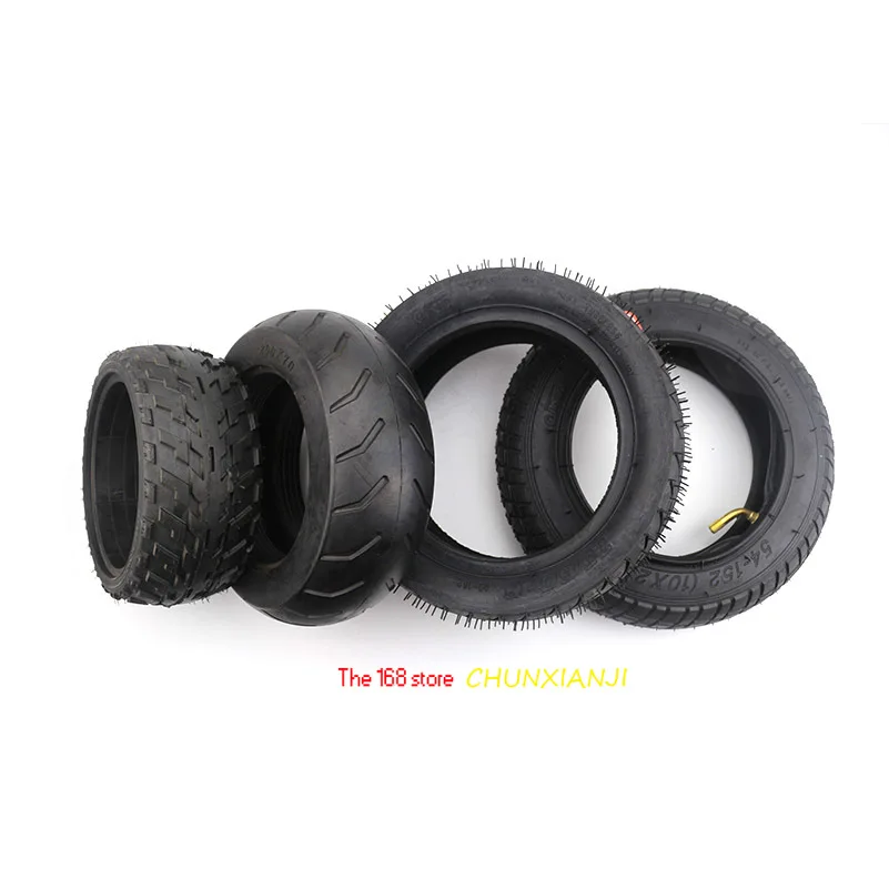 54-152(10x2)Tyre with Inner Tube 180x70 Solid Tyre/200x70/75-65-8 Tubeless Tire /For Electic Scooter Motorcycle ATV Moped Parts