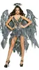 Hot Sale Dark Fallen Angel Costume Halloween Cosplay Fancy Dress with Wings ► Photo 2/4